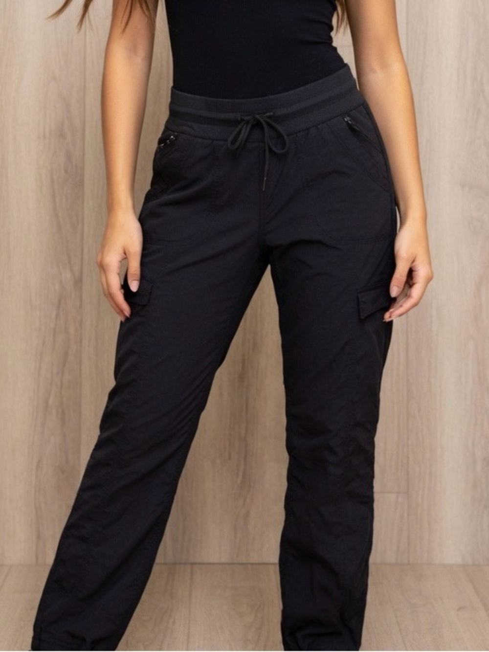 Women’s Black Drawstring Jogger Pants